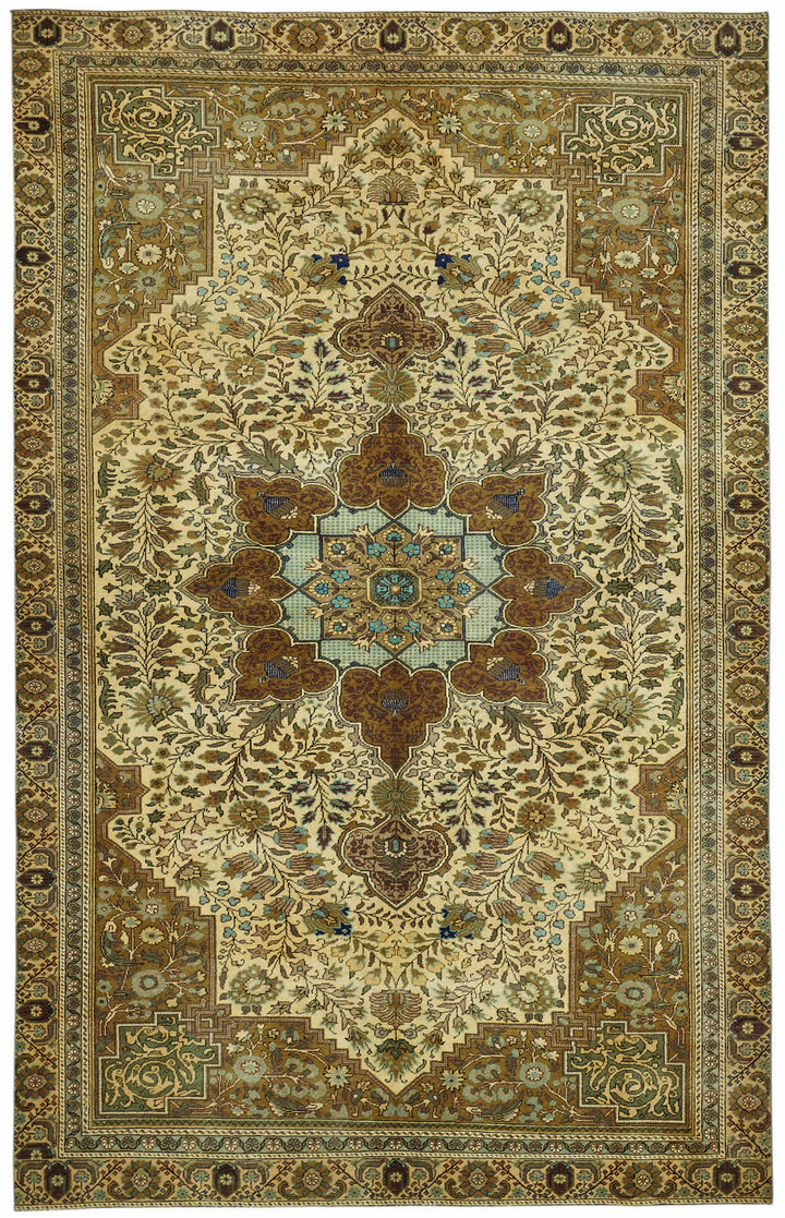 6x9 Hand-Knotted Turkish Wool Rug - 49045