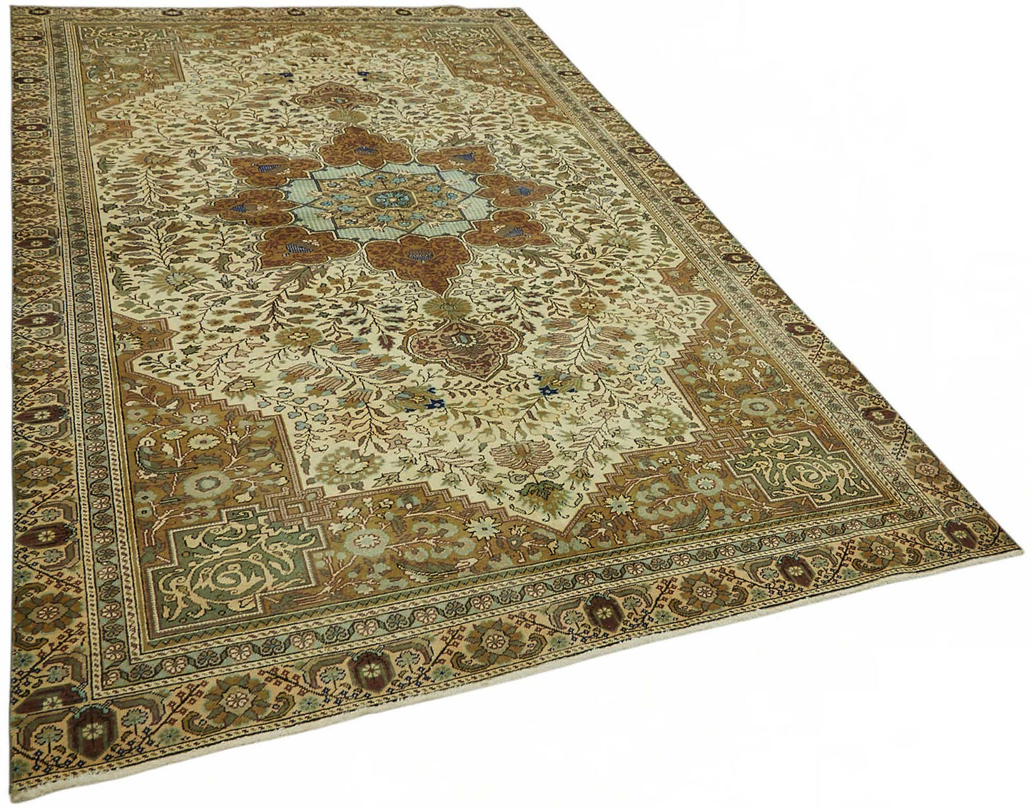 6x9 Hand-Knotted Turkish Wool Rug - 49045