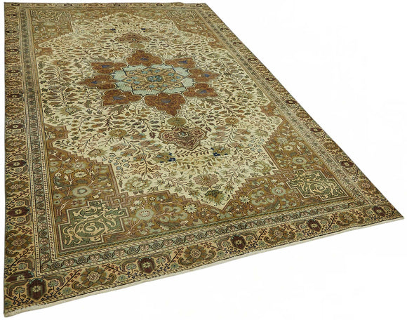 6x9 Hand-Knotted Turkish Wool Rug - 49045