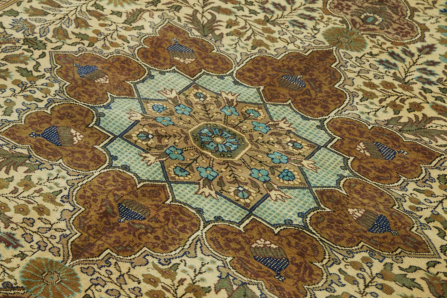 6x9 Hand-Knotted Turkish Wool Rug - 49045