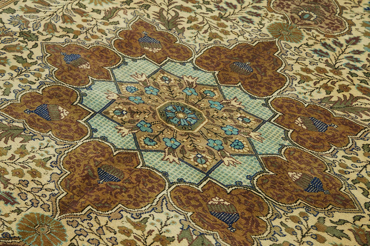 6x9 Hand-Knotted Turkish Wool Rug - 49045