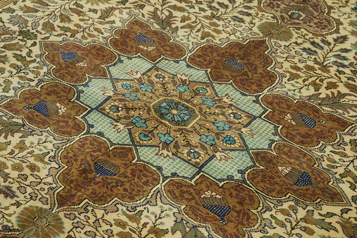 6x9 Hand-Knotted Turkish Wool Rug - 49045