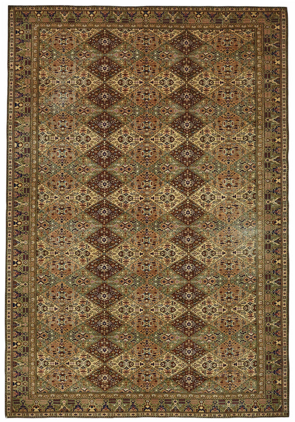 8x11 Hand-Knotted Turkish Wool Rug - 49047