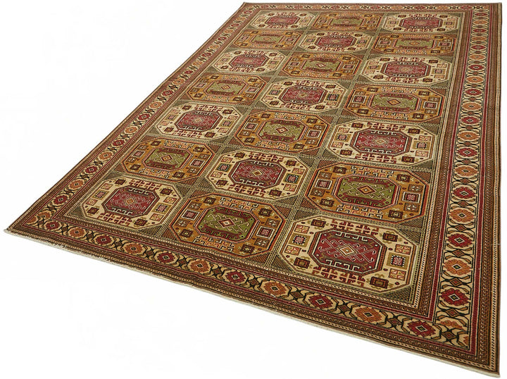 6x10 Hand-Knotted Turkish Wool Rug - 49049