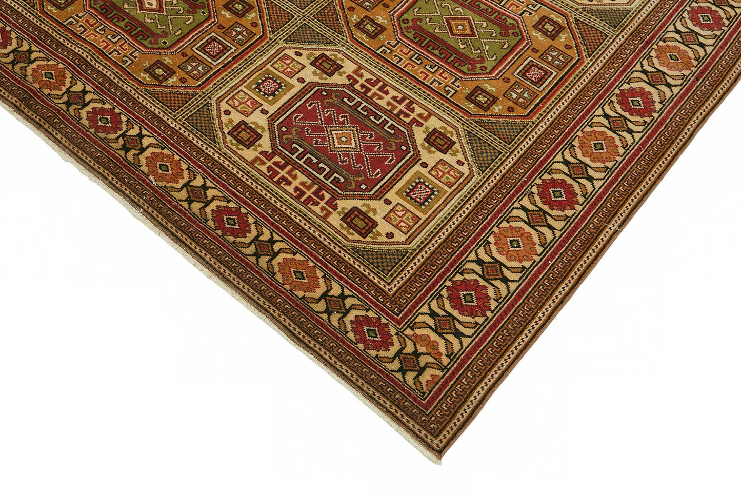 6x10 Hand-Knotted Turkish Wool Rug - 49049