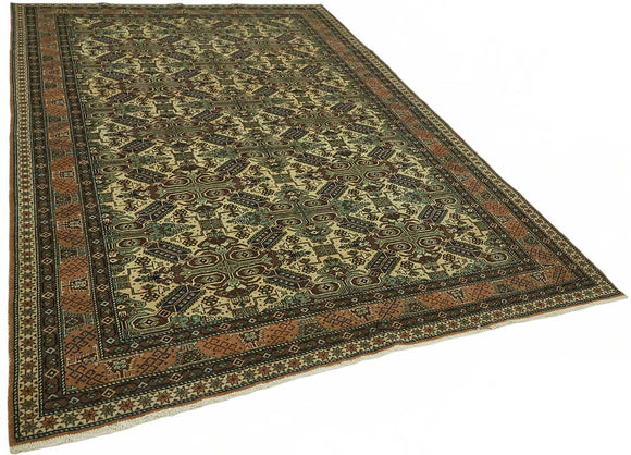 6x10 Hand-Knotted Turkish Wool Rug - 49051