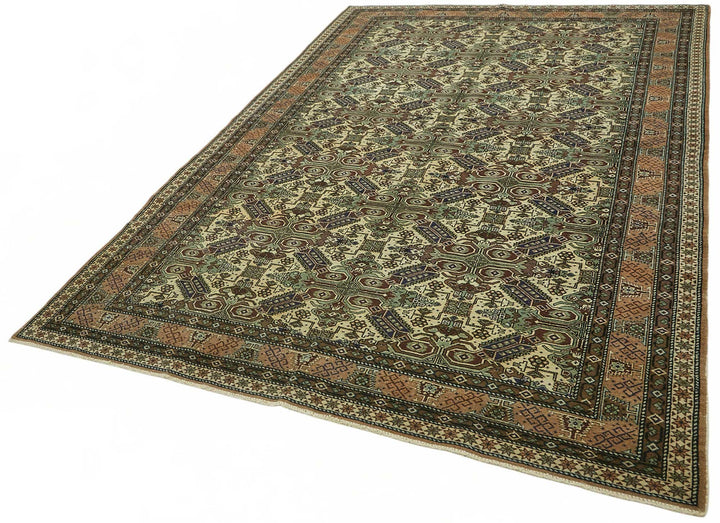 6x10 Hand-Knotted Turkish Wool Rug - 49051