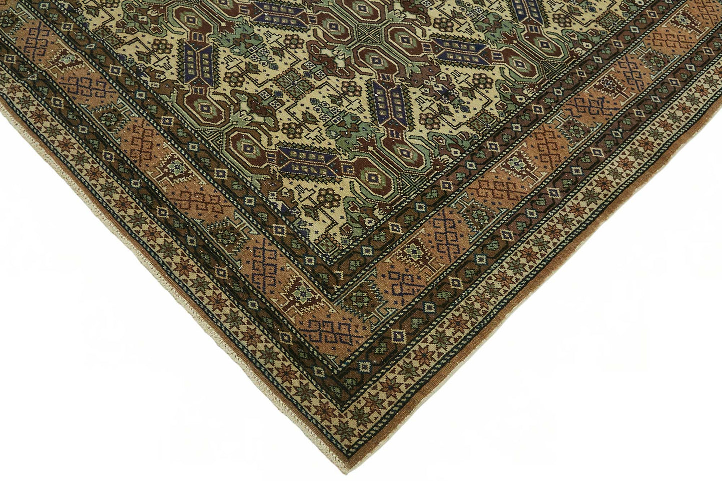 6x10 Hand-Knotted Turkish Wool Rug - 49051