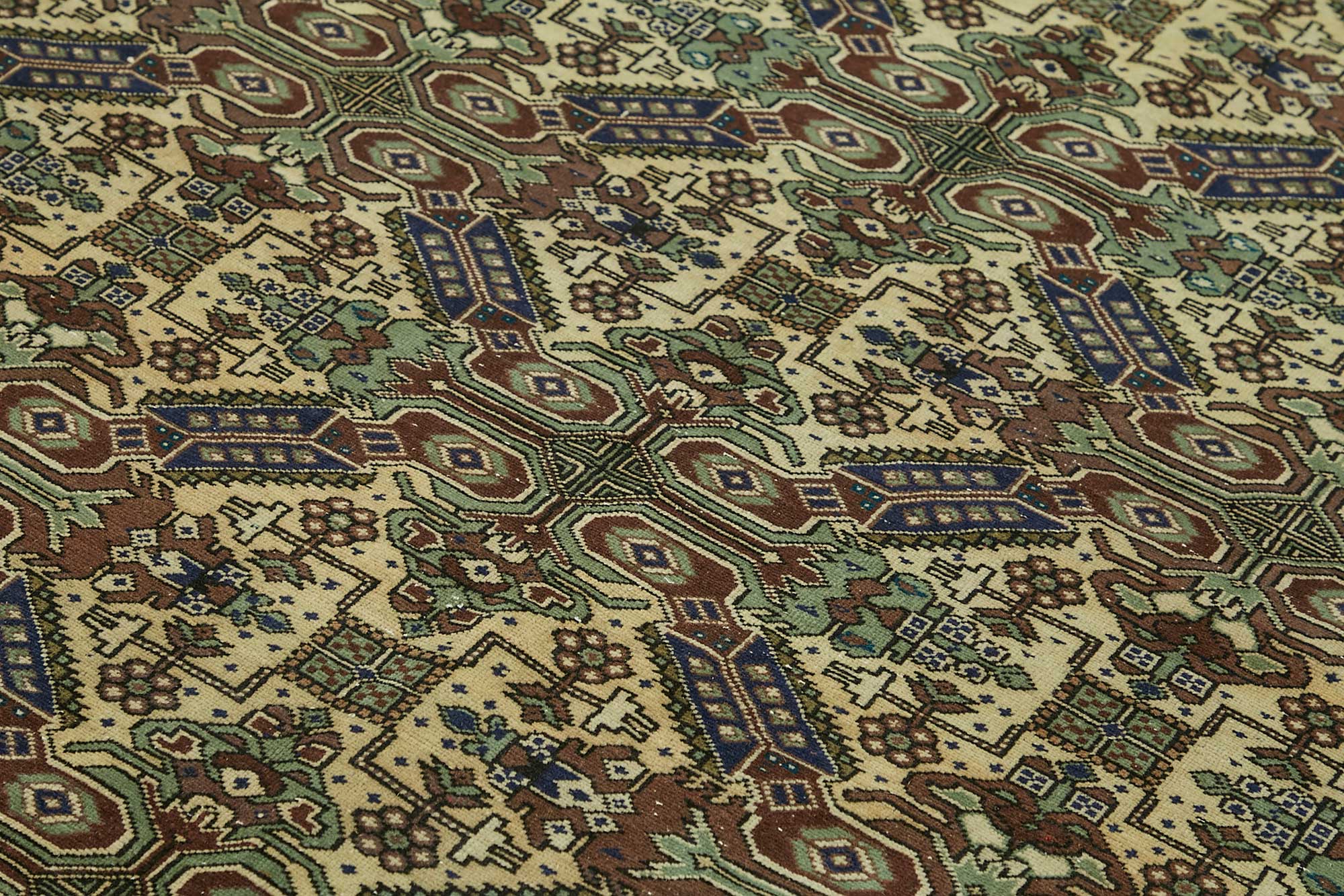 6x10 Hand-Knotted Turkish Wool Rug - 49051