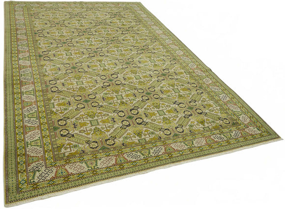 7x10 Hand-Knotted Turkish Wool Rug - 49052
