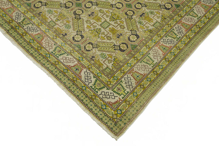 7x10 Hand-Knotted Turkish Wool Rug - 49052