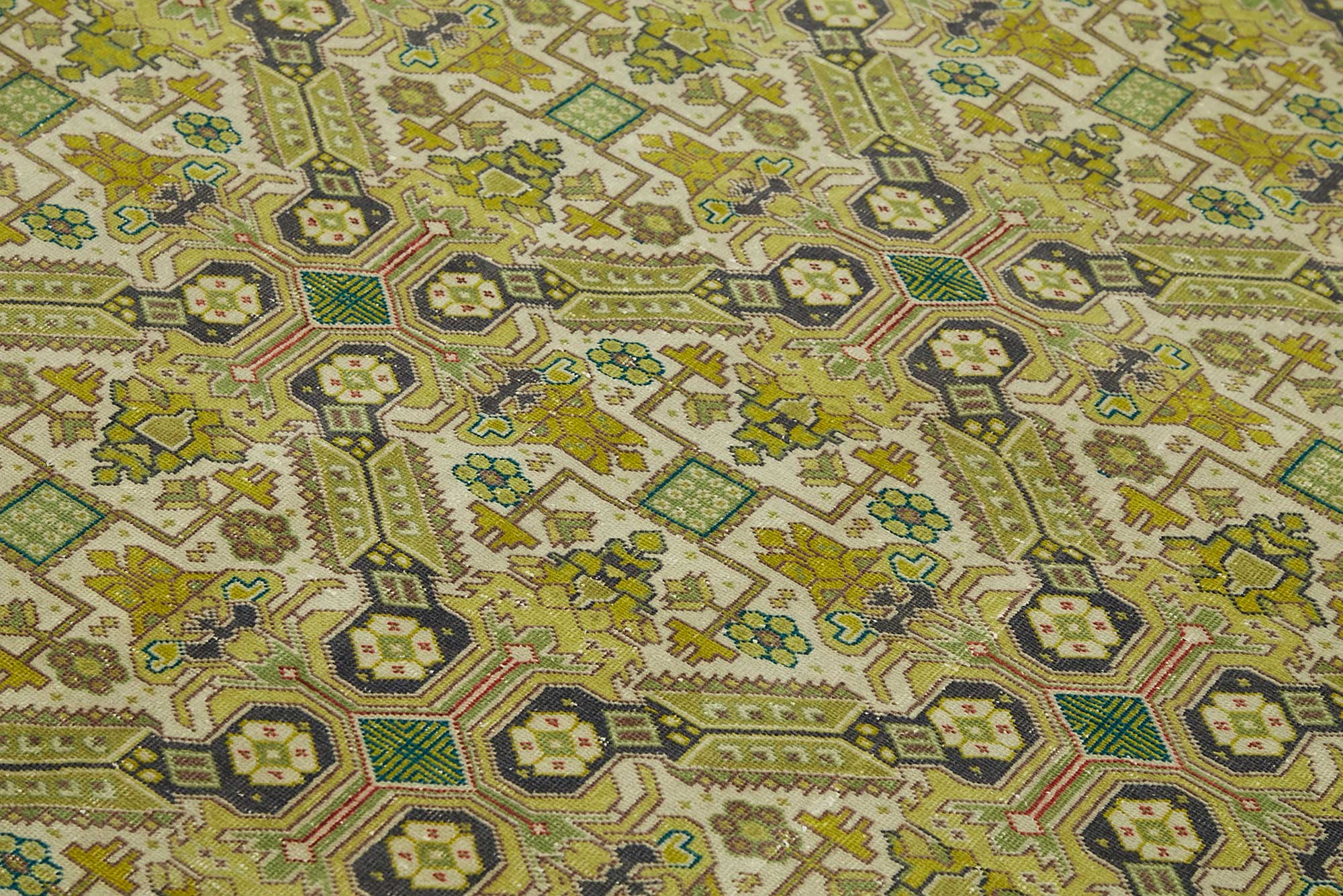 7x10 Hand-Knotted Turkish Wool Rug - 49052
