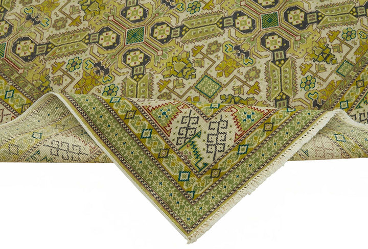 7x10 Hand-Knotted Turkish Wool Rug - 49052