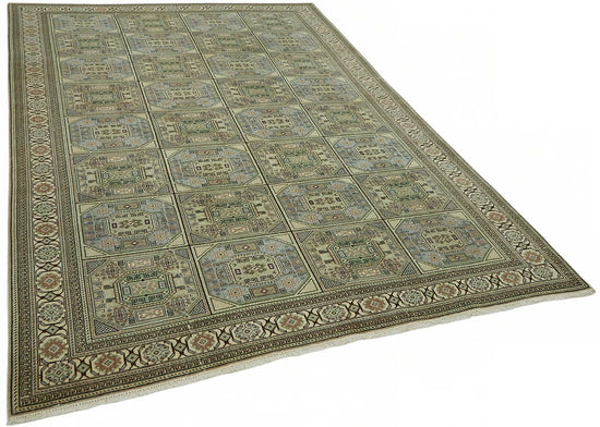 7x10 Hand-Knotted Turkish Wool Rug - 49054