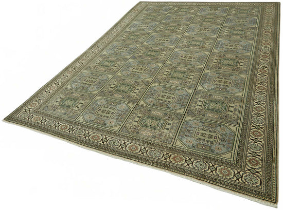 7x10 Hand-Knotted Turkish Wool Rug - 49054