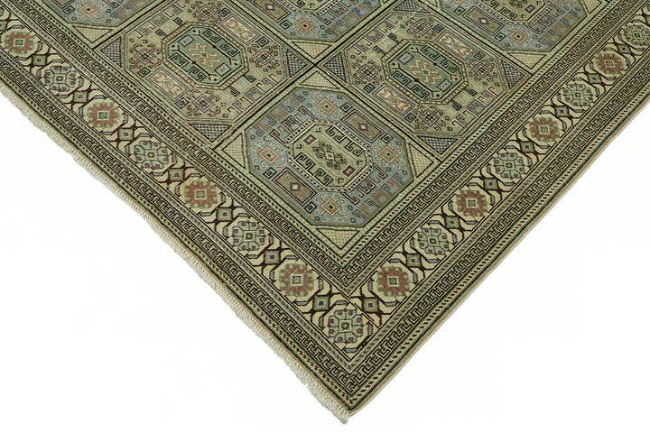 7x10 Hand-Knotted Turkish Wool Rug - 49054