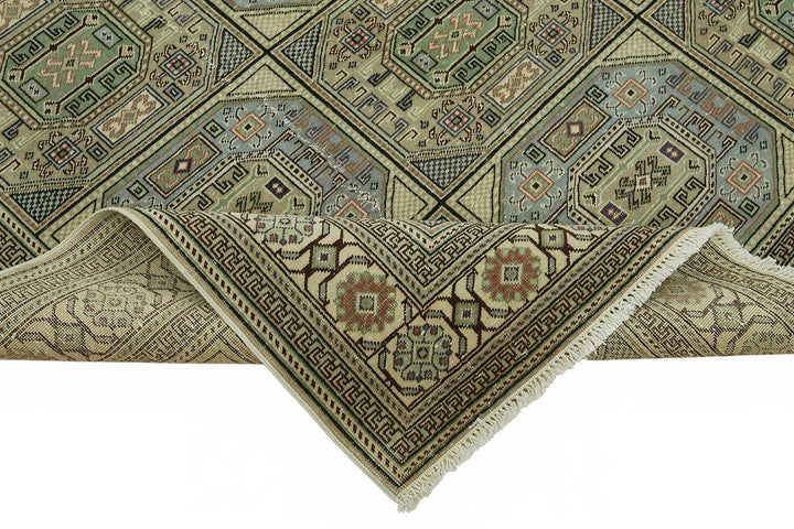 7x10 Hand-Knotted Turkish Wool Rug - 49054