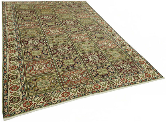 6x9 Hand-Knotted Turkish Wool Rug - 49056