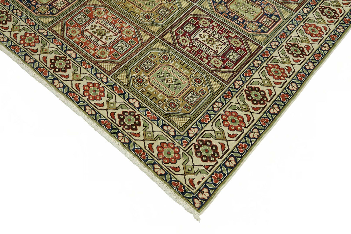 6x9 Hand-Knotted Turkish Wool Rug - 49056
