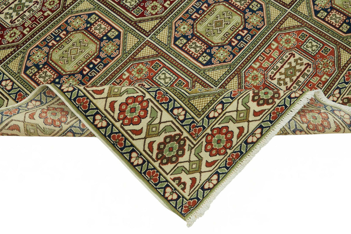 6x9 Hand-Knotted Turkish Wool Rug - 49056