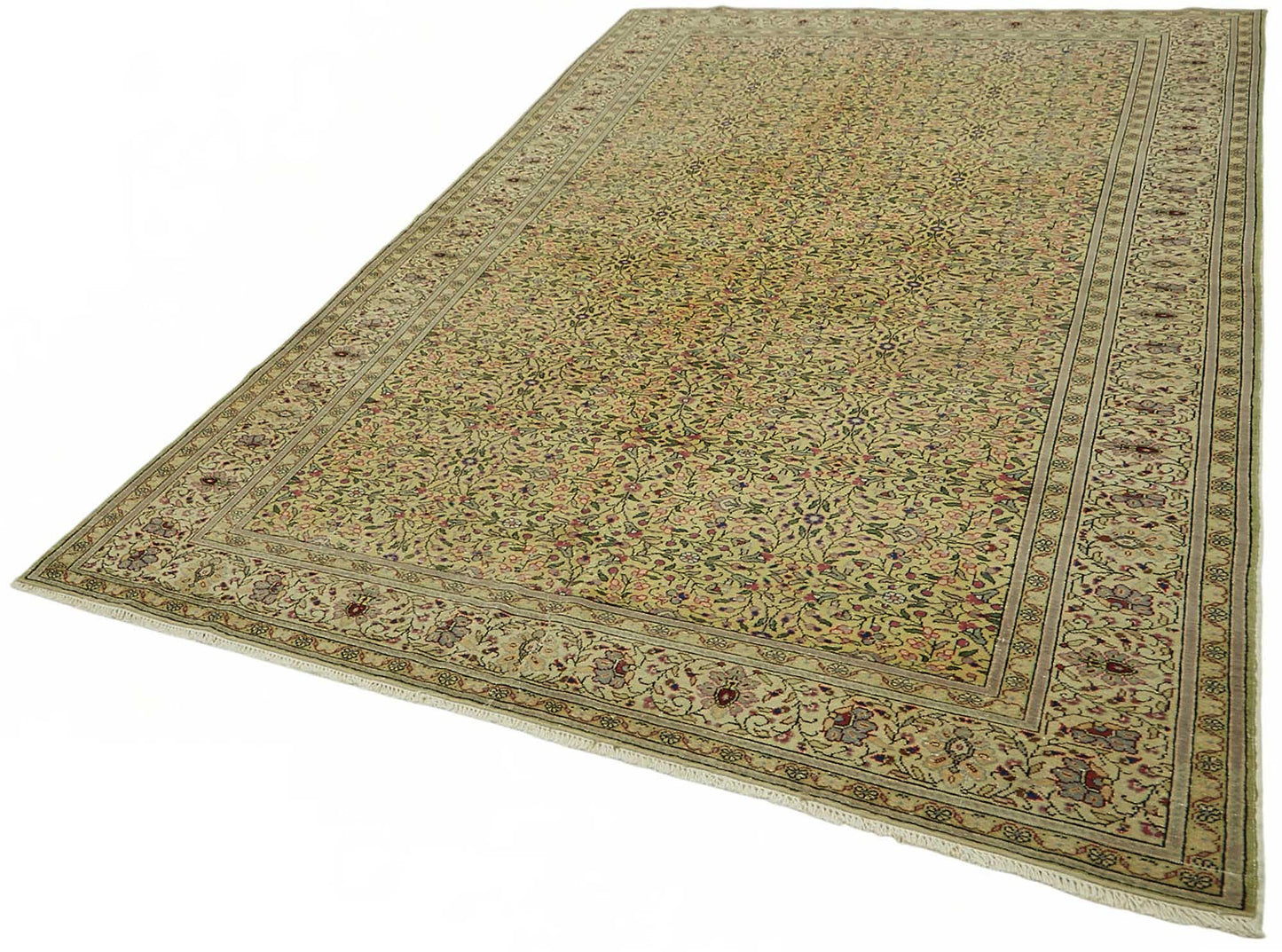 6x10 Hand-Knotted Turkish Wool Rug - 49057
