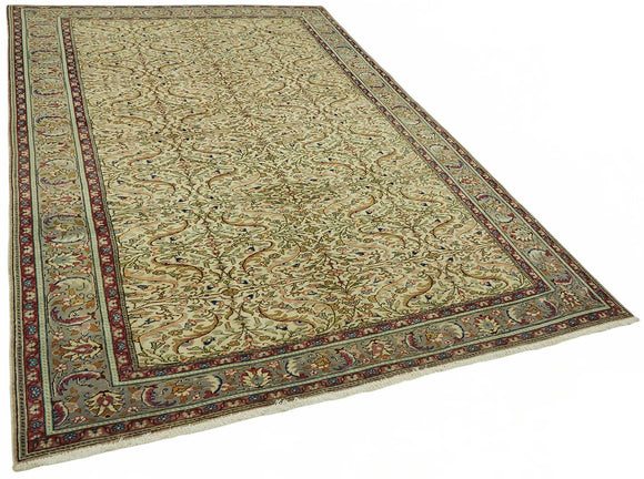 6x9 Hand-Knotted Turkish Wool Rug - 49058