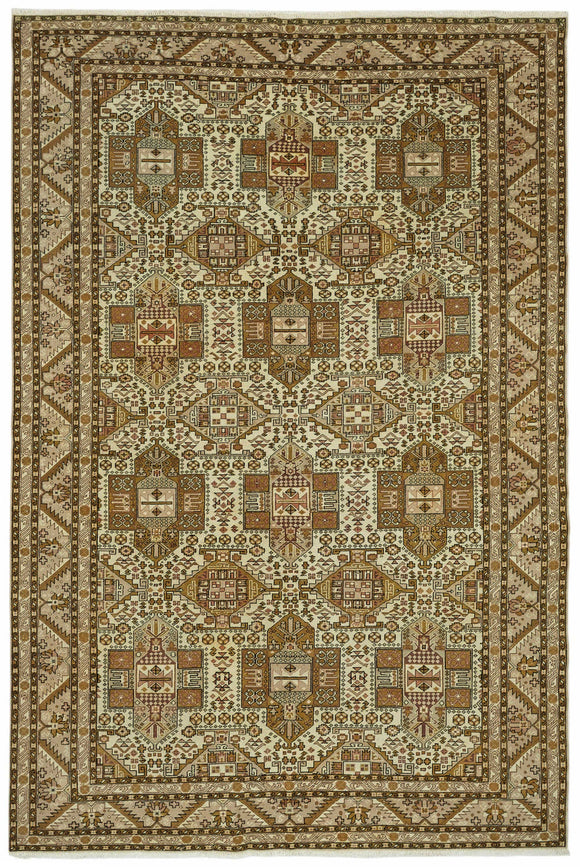 6x10 Hand-Knotted Turkish Wool Rug - 49059