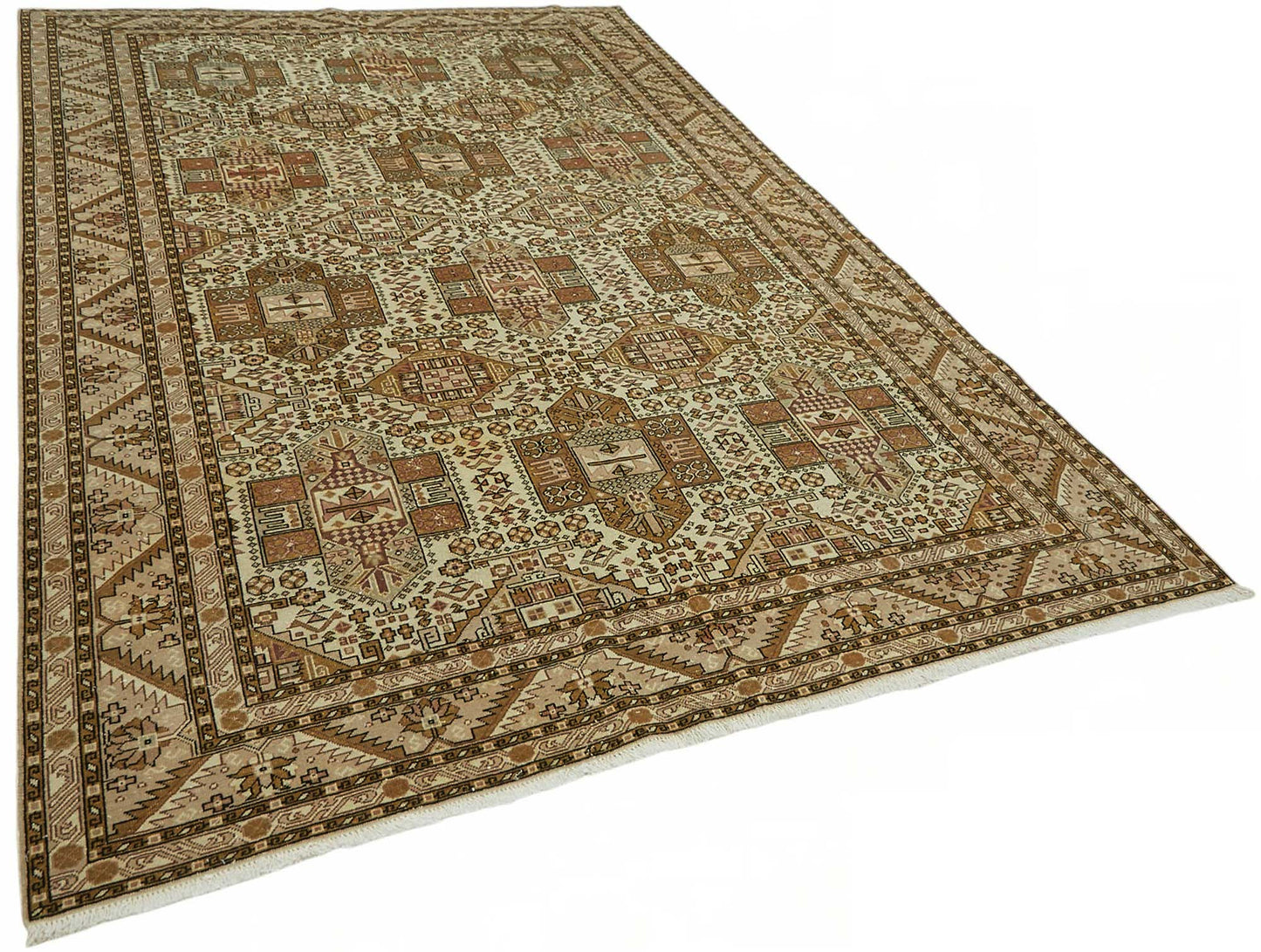 6x10 Hand-Knotted Turkish Wool Rug - 49059