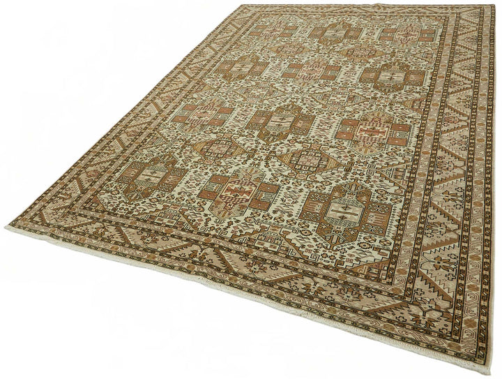 6x10 Hand-Knotted Turkish Wool Rug - 49059