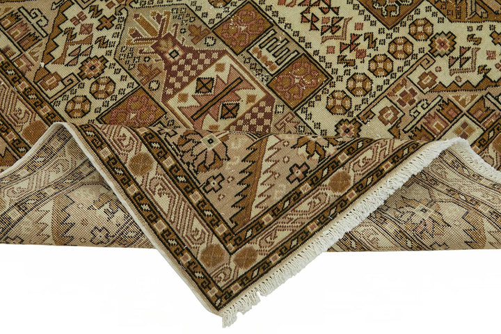 6x10 Hand-Knotted Turkish Wool Rug - 49059
