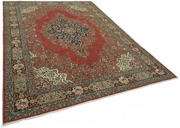 7x10 Hand-Knotted Turkish Wool Rug - 49060