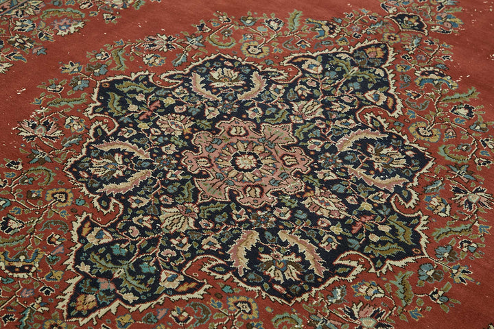 7x10 Hand-Knotted Turkish Wool Rug - 49060