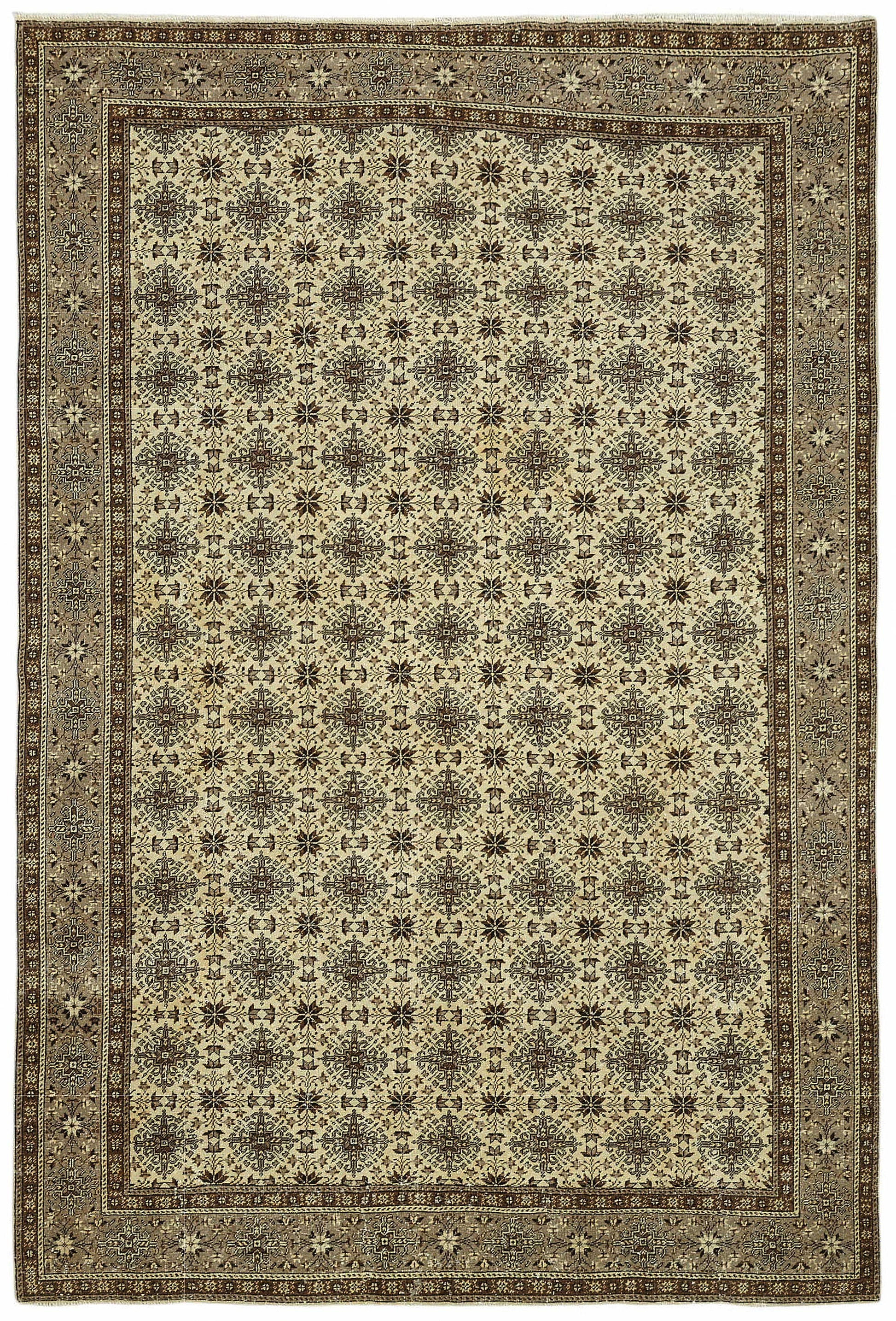 6x9 Hand-Knotted Turkish Wool Rug - 49061