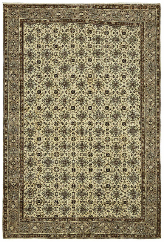 6x9 Hand-Knotted Turkish Wool Rug - 49061