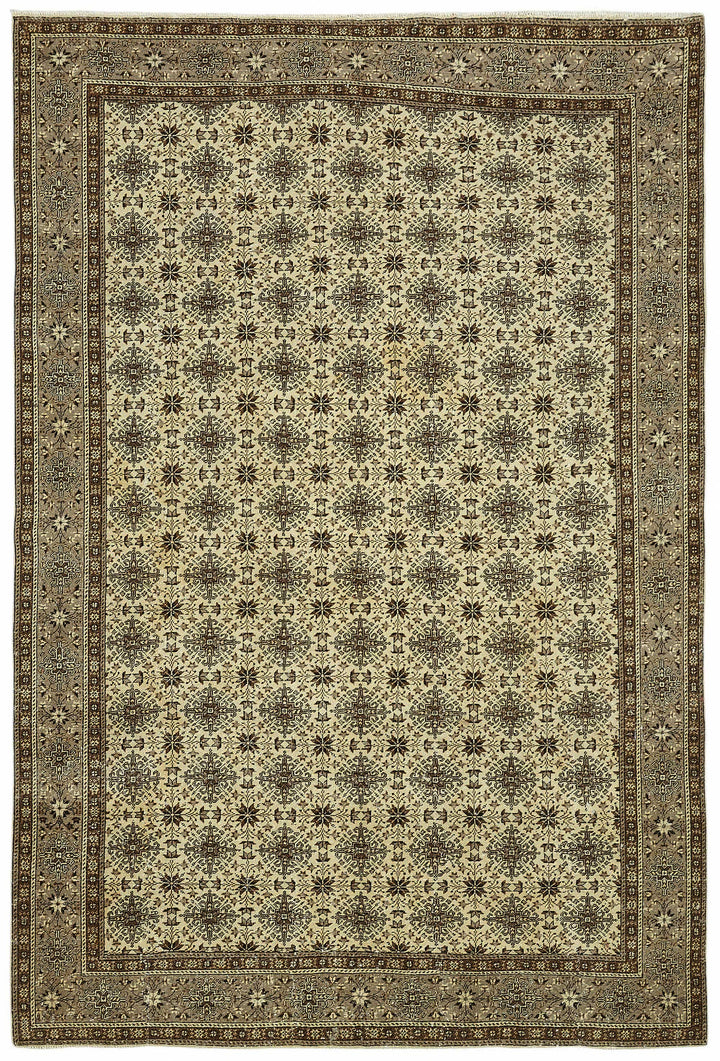 6x9 Hand-Knotted Turkish Wool Rug - 49061