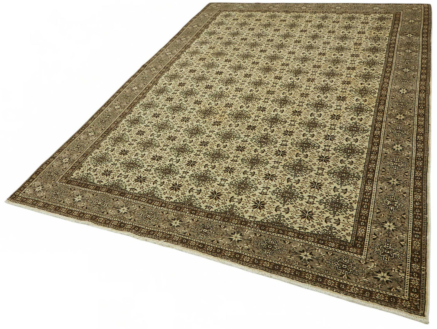 6x9 Hand-Knotted Turkish Wool Rug - 49061