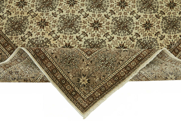 6x9 Hand-Knotted Turkish Wool Rug - 49061