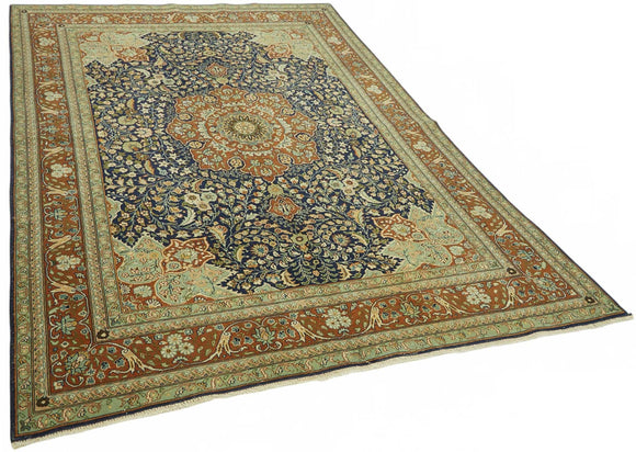 6x9 Hand-Knotted Turkish Wool Rug - 49062