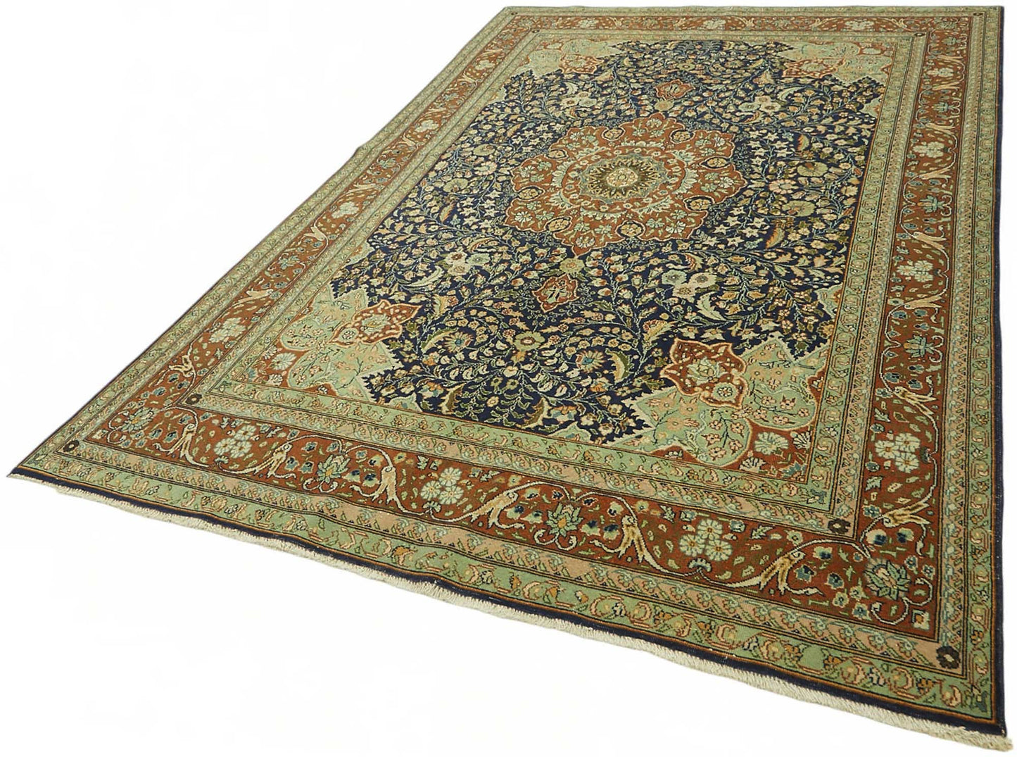 6x9 Hand-Knotted Turkish Wool Rug - 49062