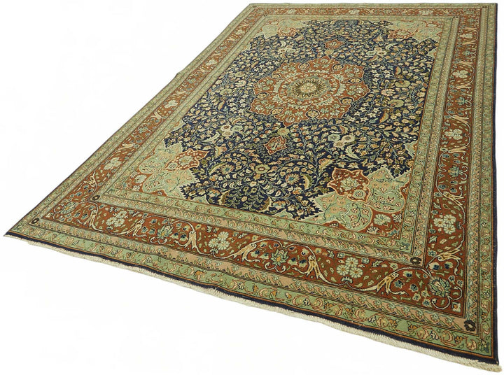 6x9 Hand-Knotted Turkish Wool Rug - 49062