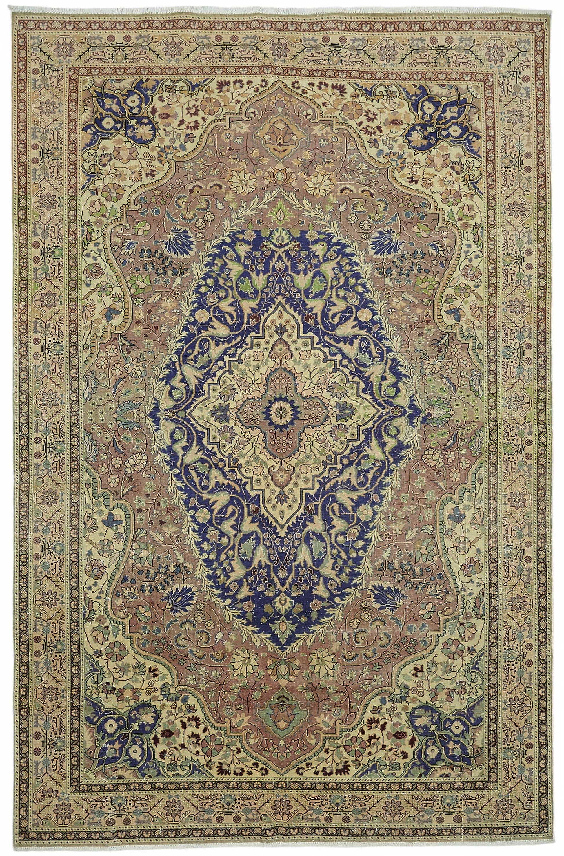 6x10 Hand-Knotted Turkish Wool Rug - 49063