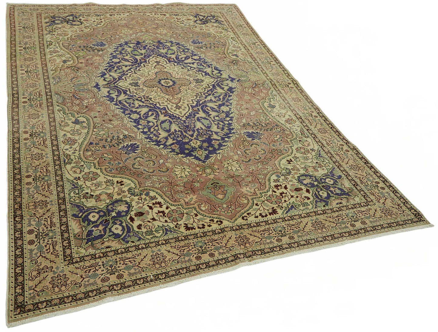 6x10 Hand-Knotted Turkish Wool Rug - 49063