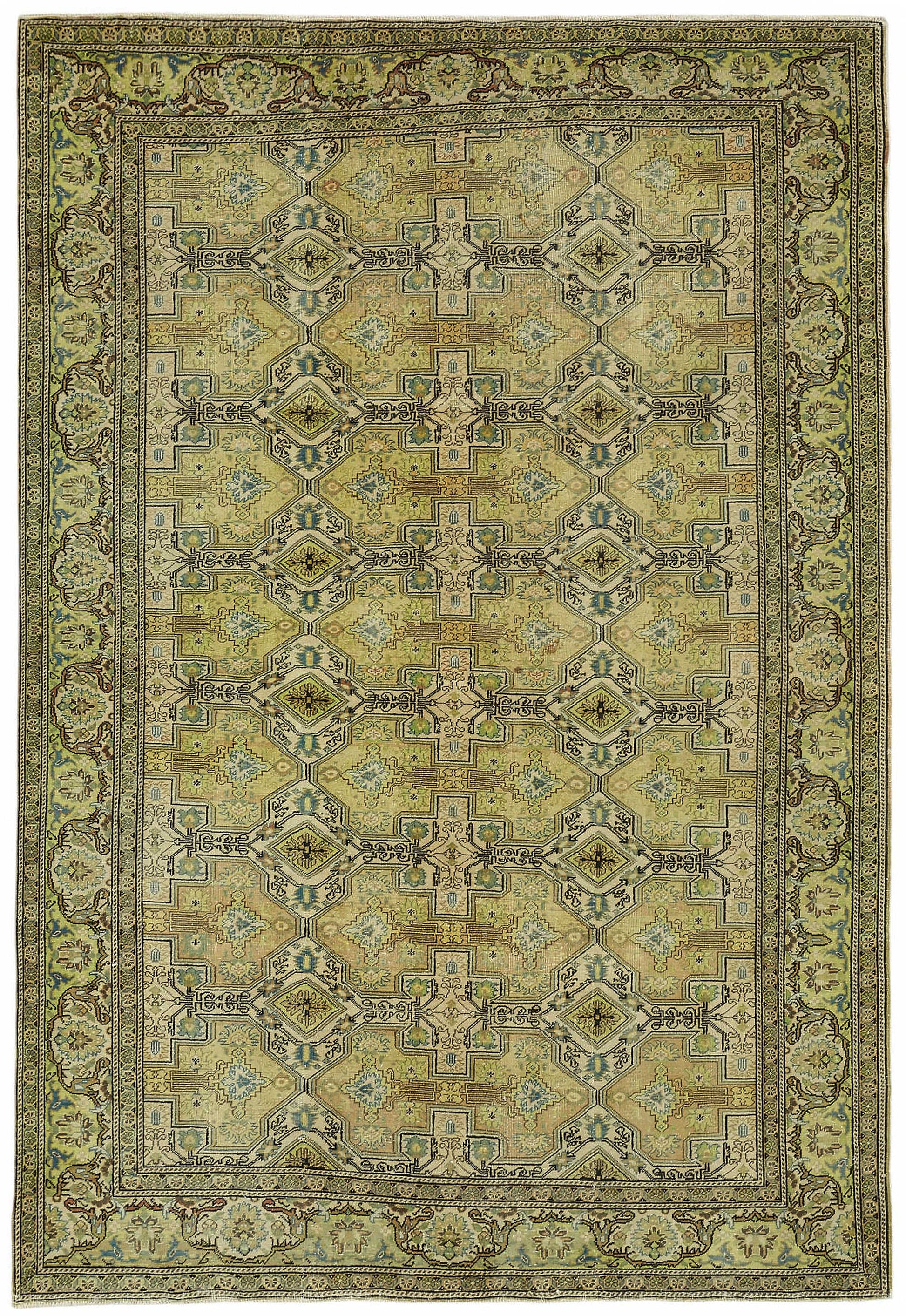 6x9 Hand-Knotted Turkish Wool Rug - 49064