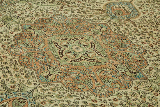 7x10 Hand-Knotted Turkish Wool Rug - 49065