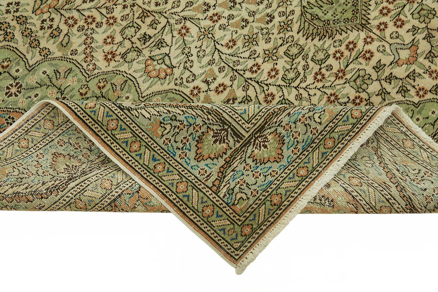 7x10 Hand-Knotted Turkish Wool Rug - 49065