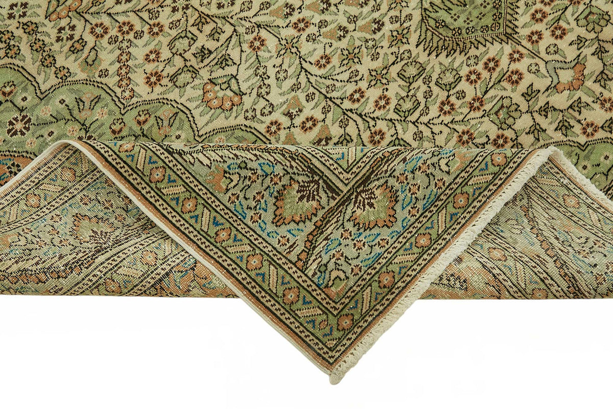 7x10 Hand-Knotted Turkish Wool Rug - 49065