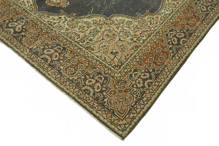 7x10 Hand-Knotted Turkish Wool Rug - 49066