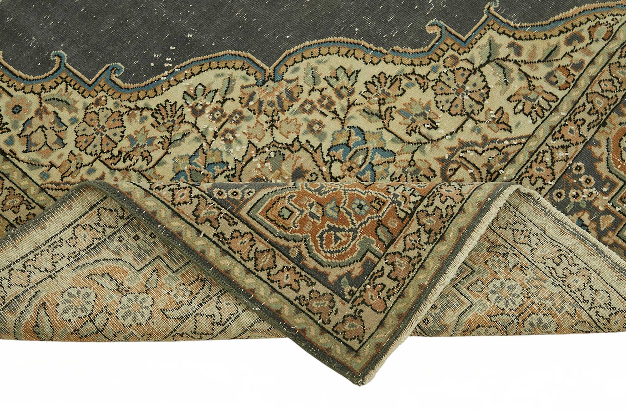 7x10 Hand-Knotted Turkish Wool Rug - 49066