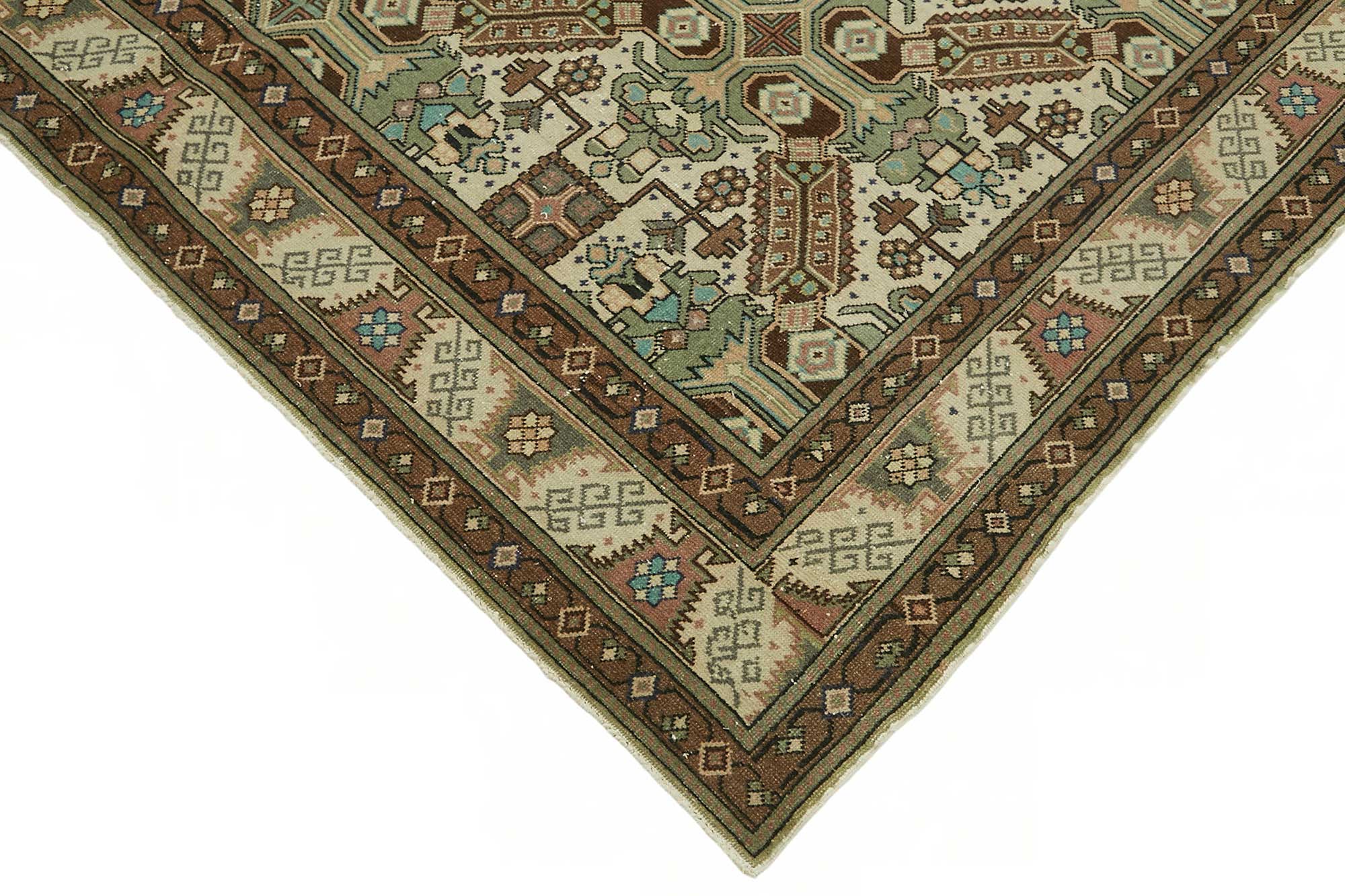 6x9 Hand-Knotted Turkish Wool Rug - 49067