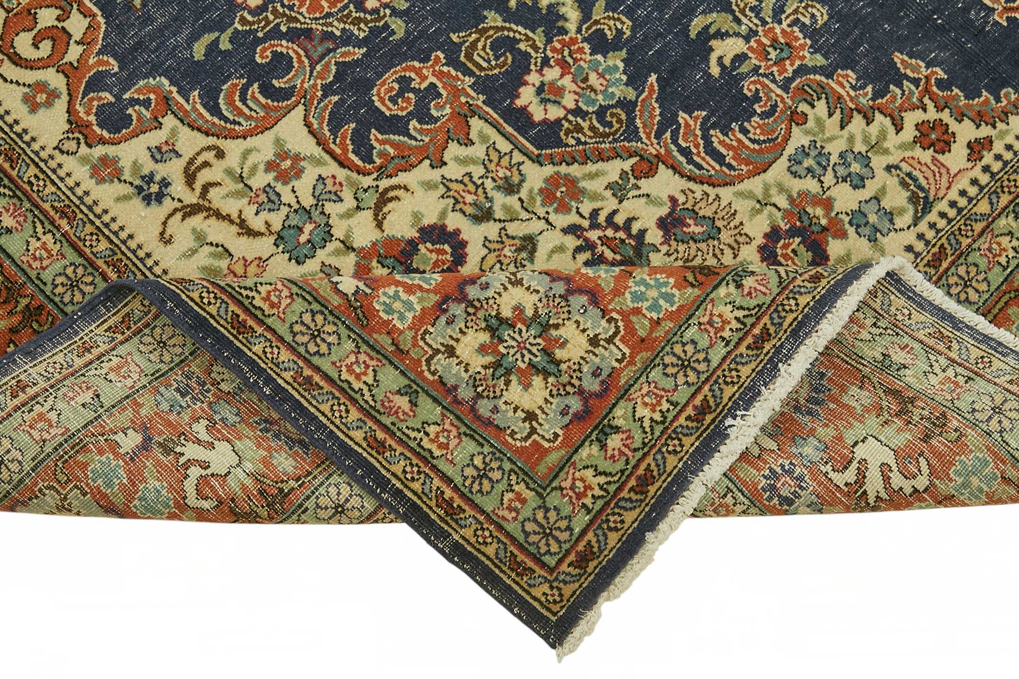 7x10 Hand-Knotted Turkish Wool Rug - 49068